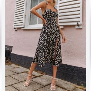 Storets Daisy midi dress with slit